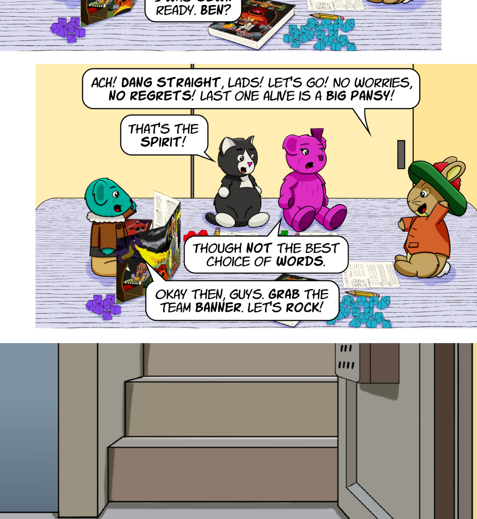 Fuzzy Knights - Episode 62, Page 1: Episode 59 - Ben in Doubt