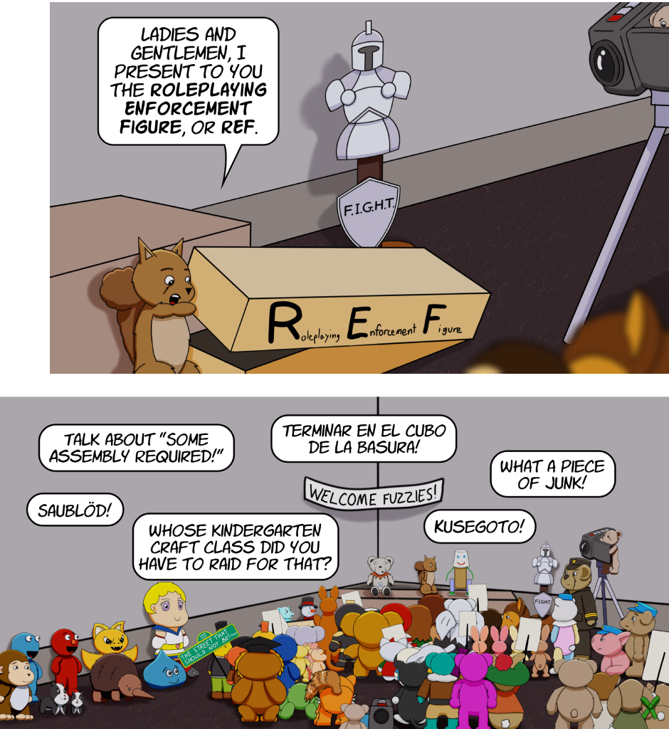 Fuzzy Knights - Episode 66, Page 1: Episode 63 - The Rules and the REF