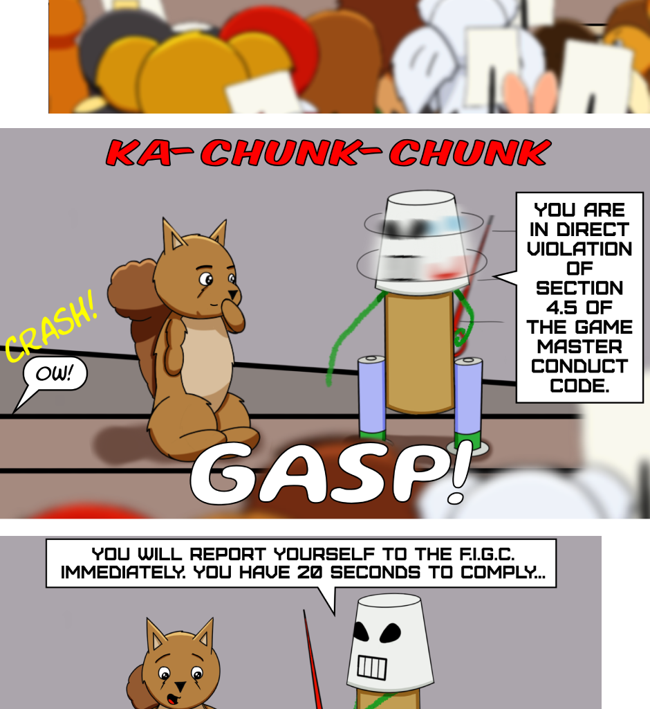 Fuzzy Knights - Episode 66, Page 1: Episode 63 - The Rules and the REF