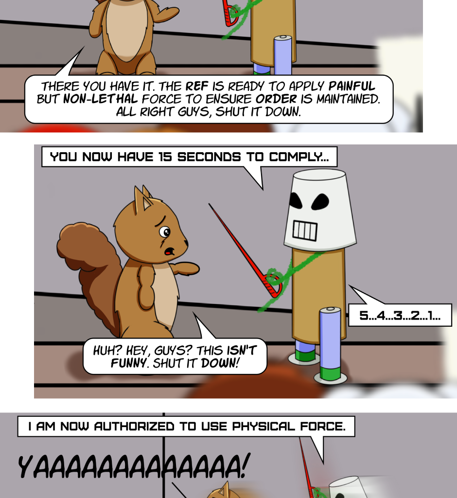 Fuzzy Knights - Episode 66, Page 1: Episode 63 - The Rules and the REF