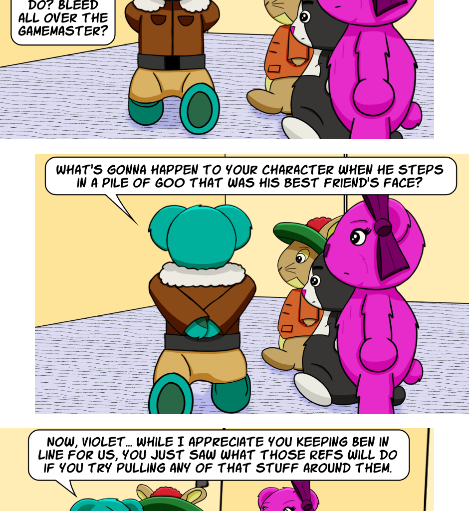 Fuzzy Knights - Episode 67, Page 1: Episode 64 - The Pep Talk