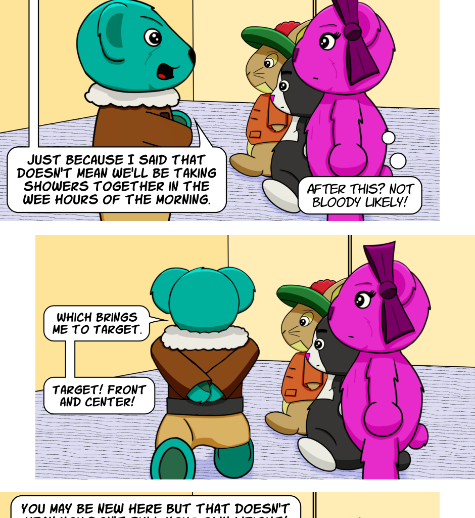 Fuzzy Knights - Episode 67, Page 1: Episode 64 - The Pep Talk