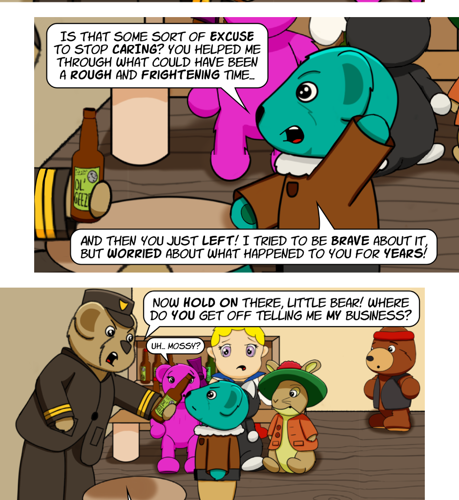 Fuzzy Knights - Episode 68, Page 1: Episode 65 - The Pool Hall