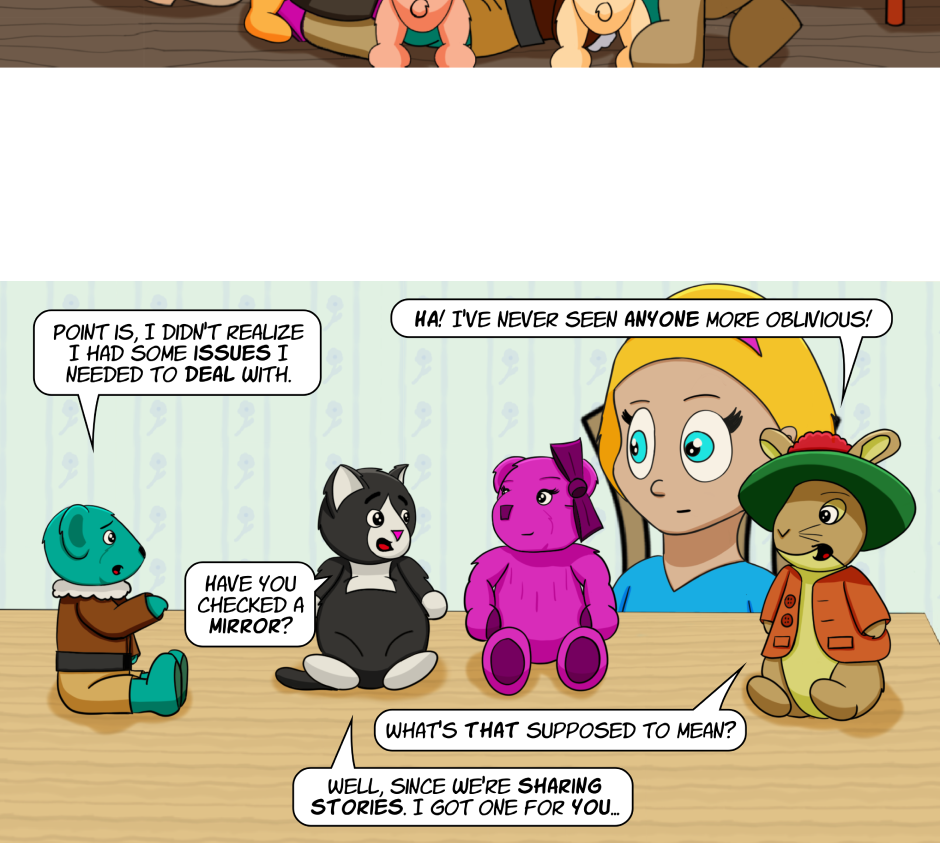 Fuzzy Knights - Episode 68, Page 1: Episode 65 - The Pool Hall