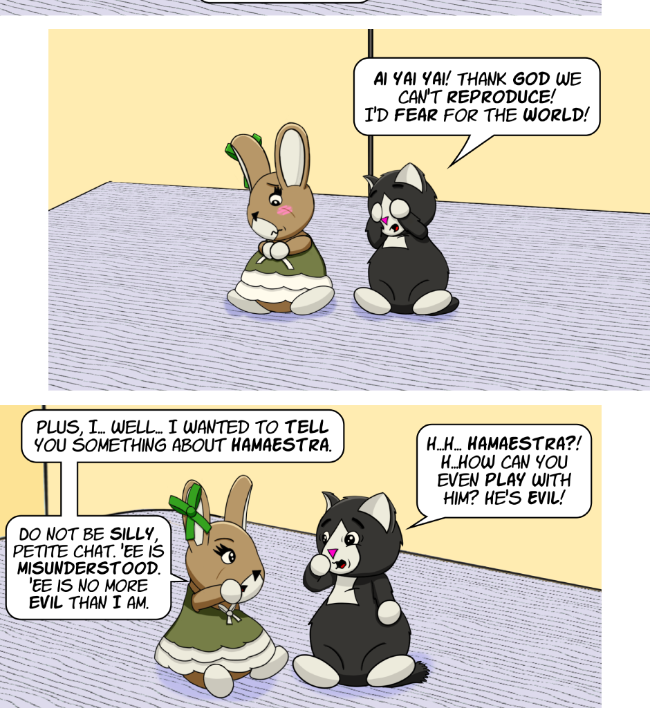 Fuzzy Knights - Episode 69, Page 1: Episode 66 - A Fembunny Scorned