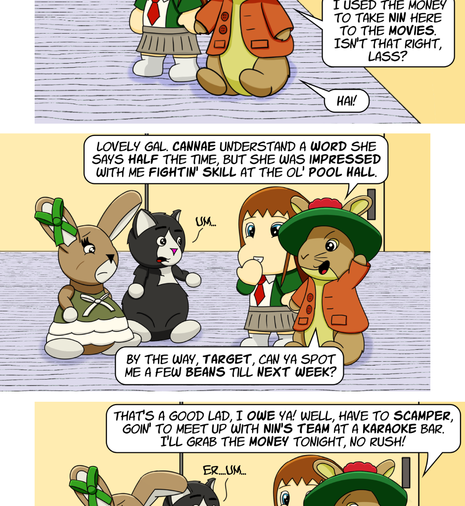 Fuzzy Knights - Episode 69, Page 1: Episode 66 - A Fembunny Scorned