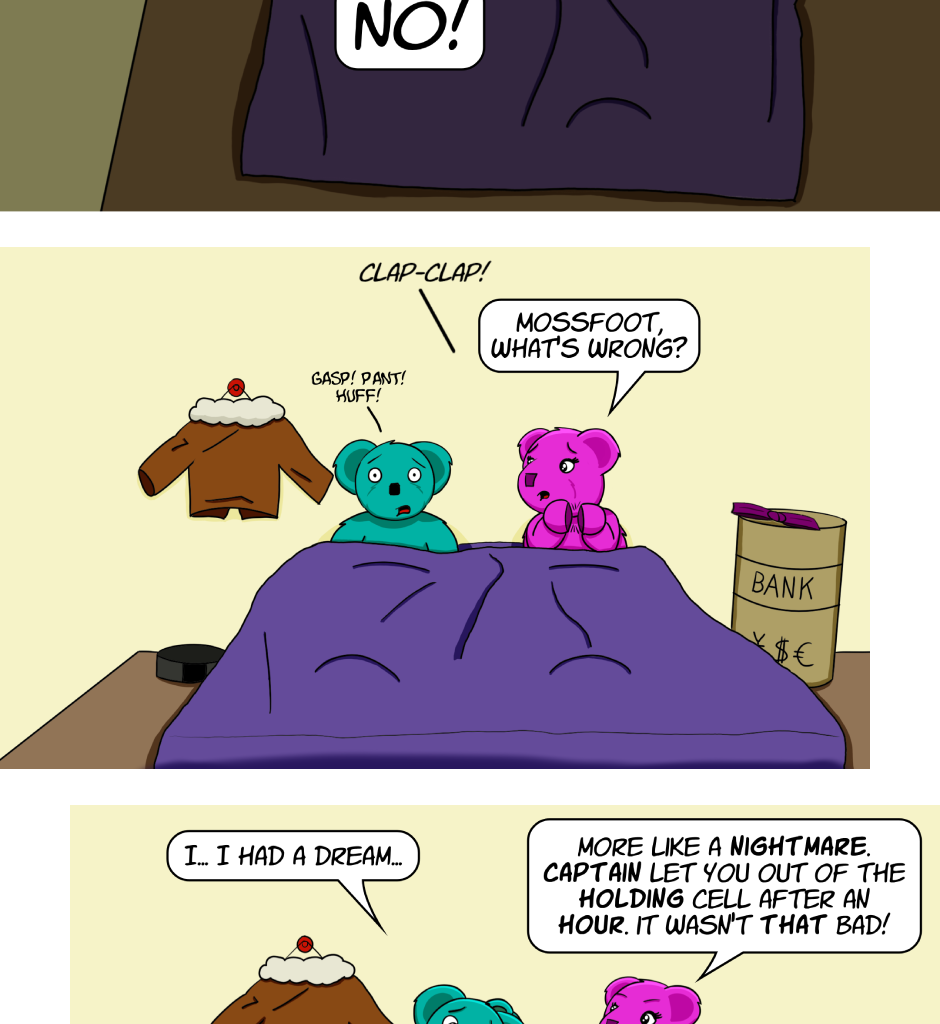 Fuzzy Knights - Episode 70, Page 1: Episode 67 - The Dream