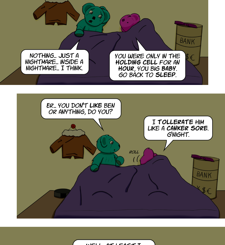 Fuzzy Knights - Episode 70, Page 1: Episode 67 - The Dream