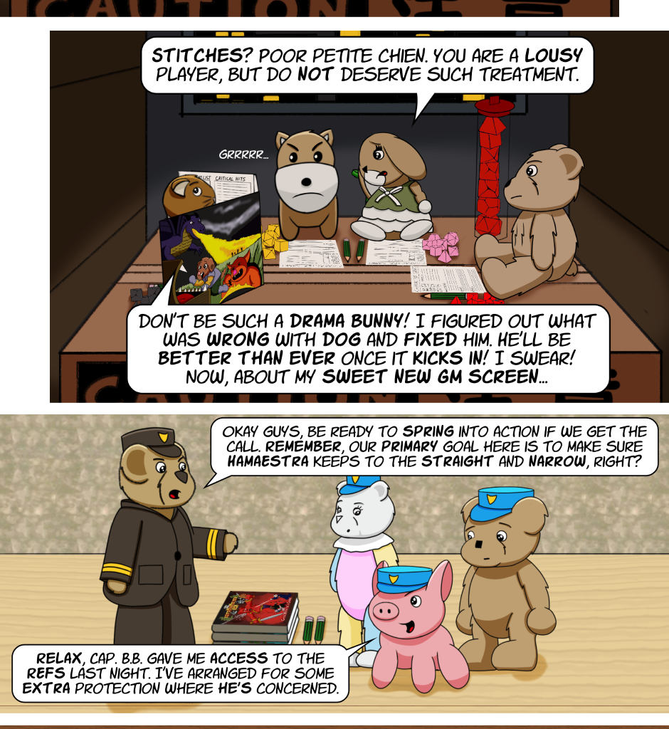 Fuzzy Knights - Episode 71, Page 1: Episode 68 - Day 1