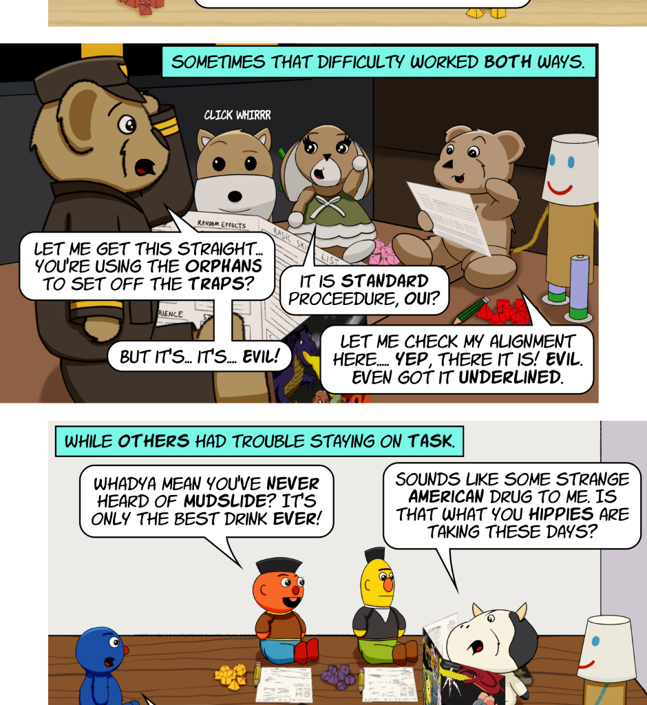 Fuzzy Knights - Episode 72, Page 1: Episode 69 - Game On!