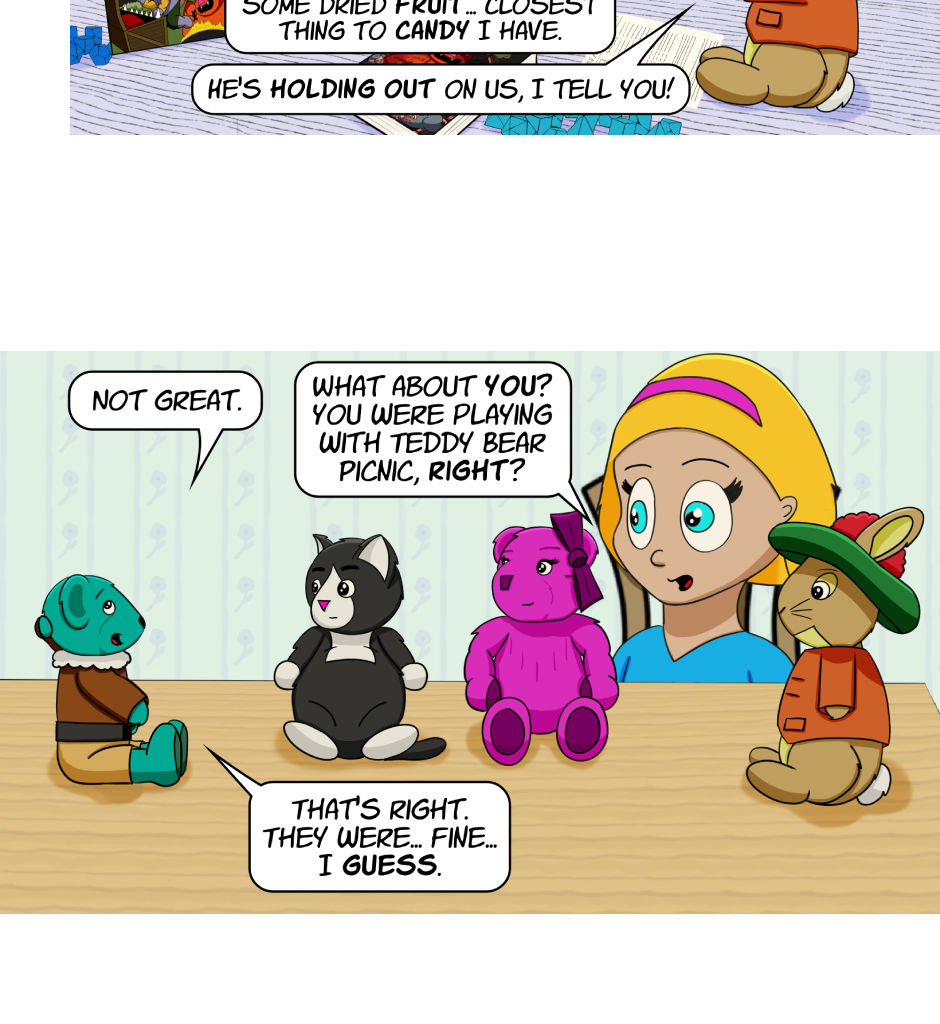 Fuzzy Knights - Episode 72, Page 1: Episode 69 - Game On!