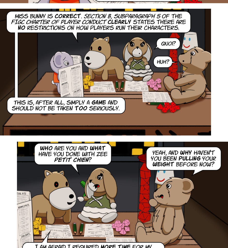 Fuzzy Knights - Episode 74, Page 1: Episode 71 - The Riddle