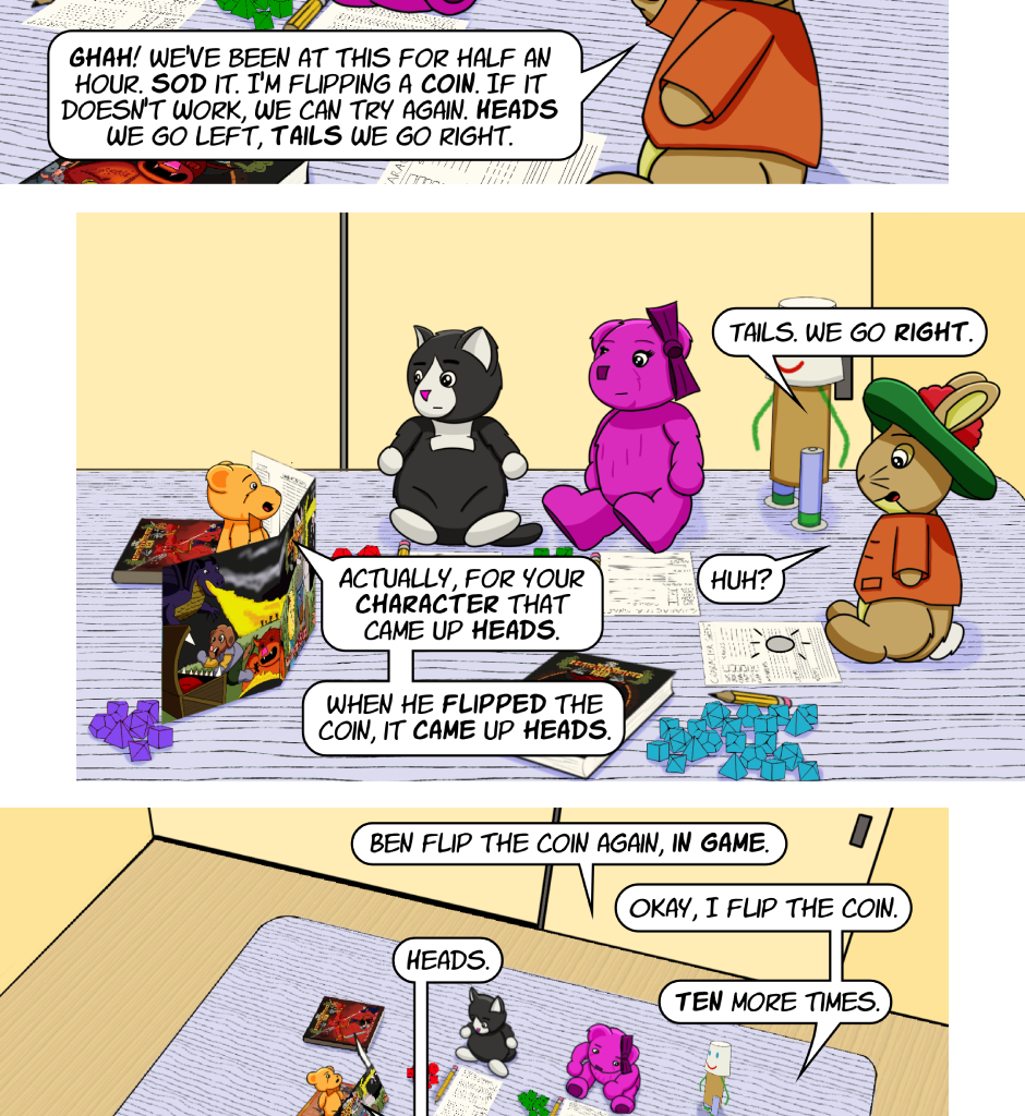 Fuzzy Knights - Episode 74, Page 1: Episode 71 - The Riddle