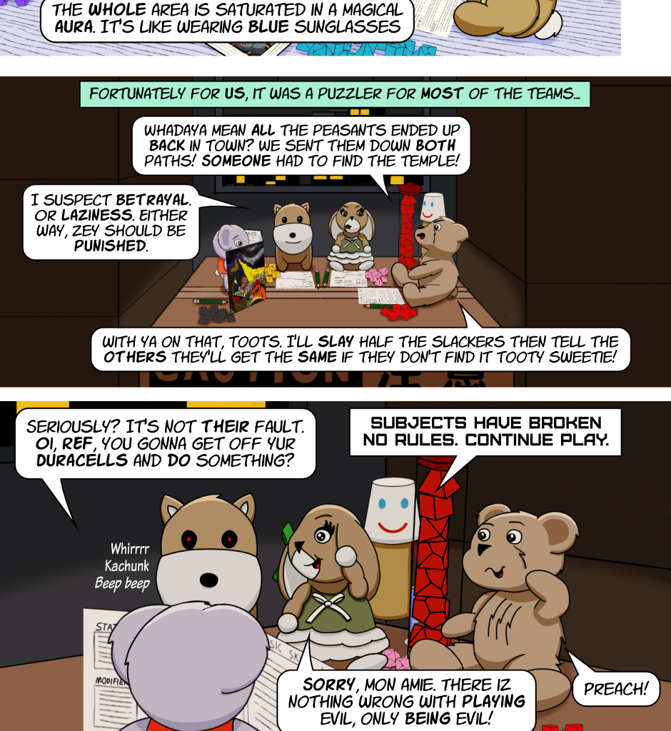 Fuzzy Knights - Episode 74, Page 1: Episode 71 - The Riddle