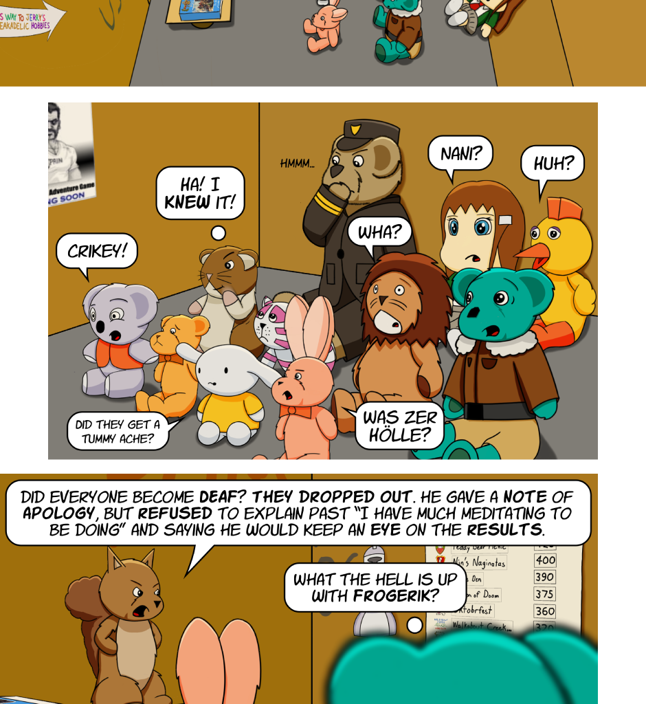Fuzzy Knights - Episode 76, Page 1: Episode 73 - Day 3