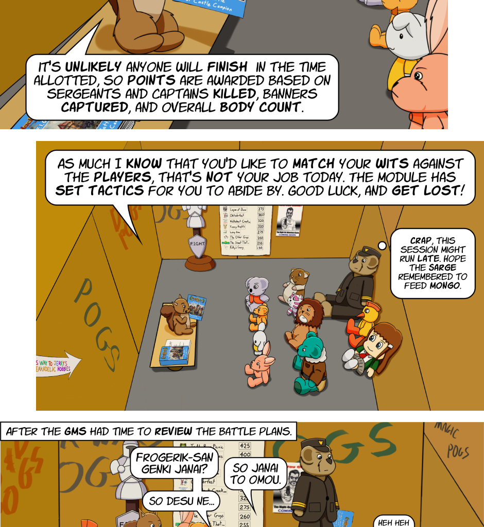 Fuzzy Knights - Episode 76, Page 1: Episode 73 - Day 3