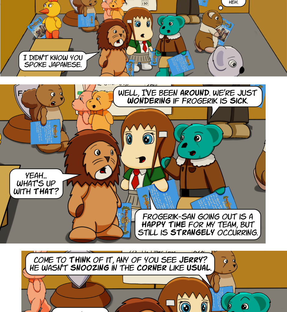 Fuzzy Knights - Episode 76, Page 1: Episode 73 - Day 3