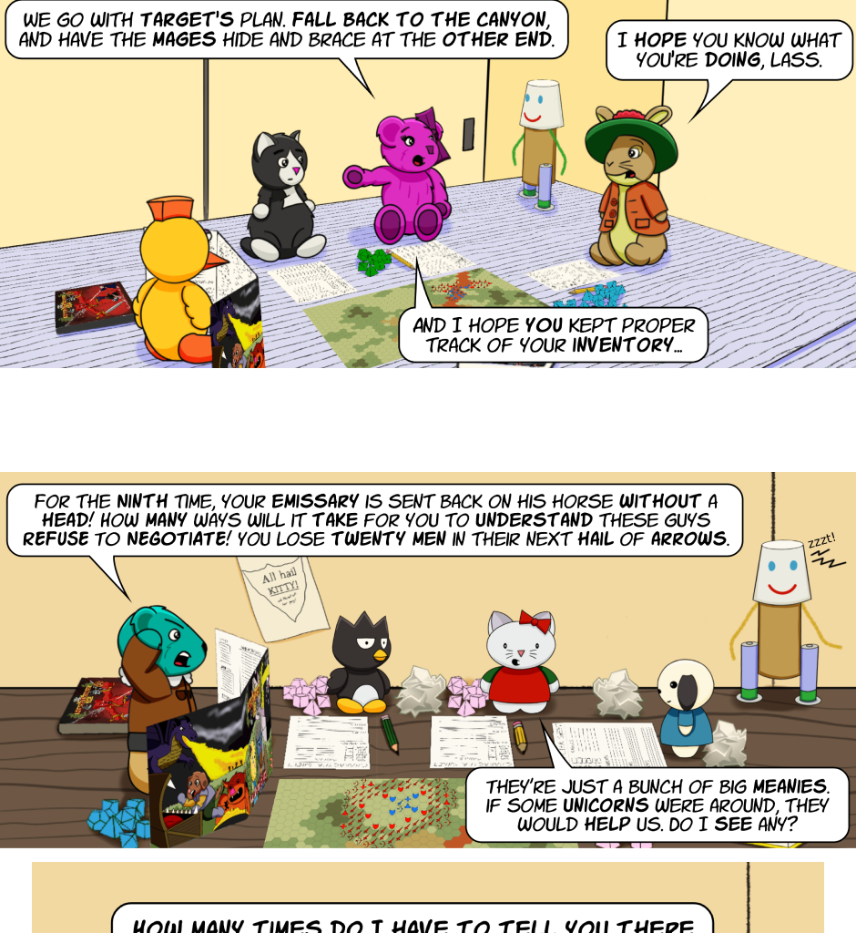 Fuzzy Knights - Episode 77, Page 1: Episode 74 - A Shift In The Tide