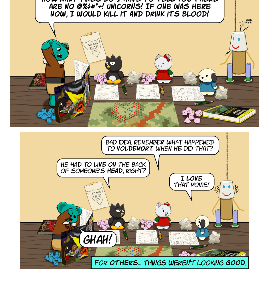 Fuzzy Knights - Episode 77, Page 1: Episode 74 - A Shift In The Tide