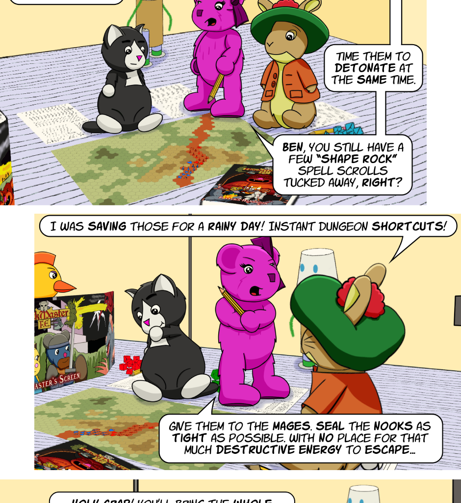 Fuzzy Knights - Episode 77, Page 1: Episode 74 - A Shift In The Tide