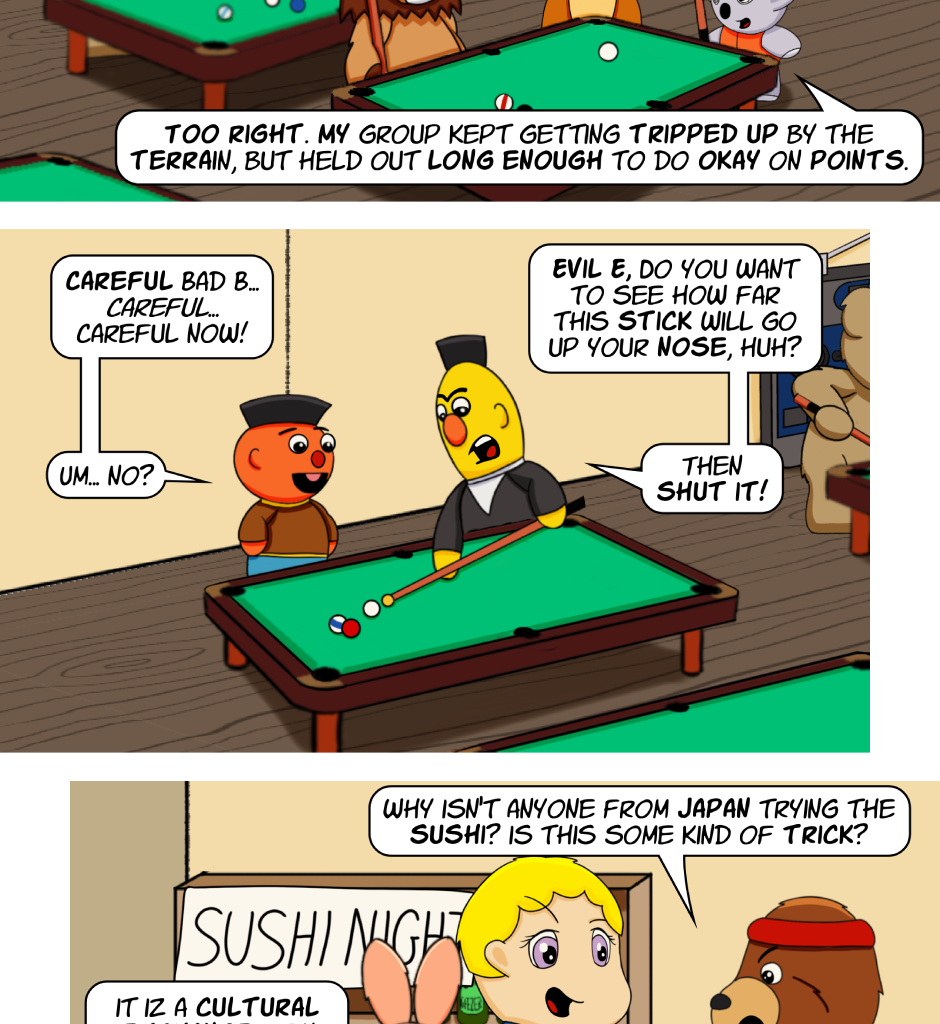 Fuzzy Knights - Episode 78, Page 1: Episode 75 - Disturbing Developments