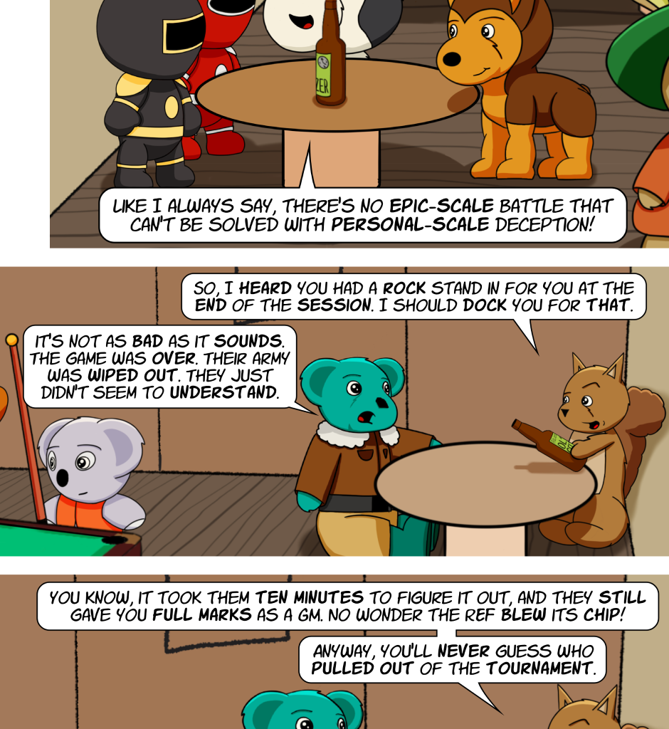 Fuzzy Knights - Episode 78, Page 1: Episode 75 - Disturbing Developments