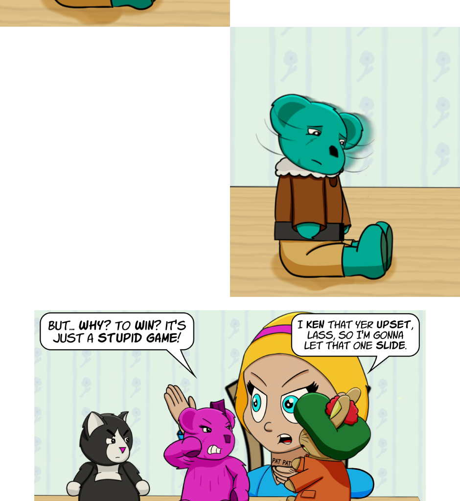 Fuzzy Knights - Episode 82, Page 1: Episode 78 - A Different Kind of Story