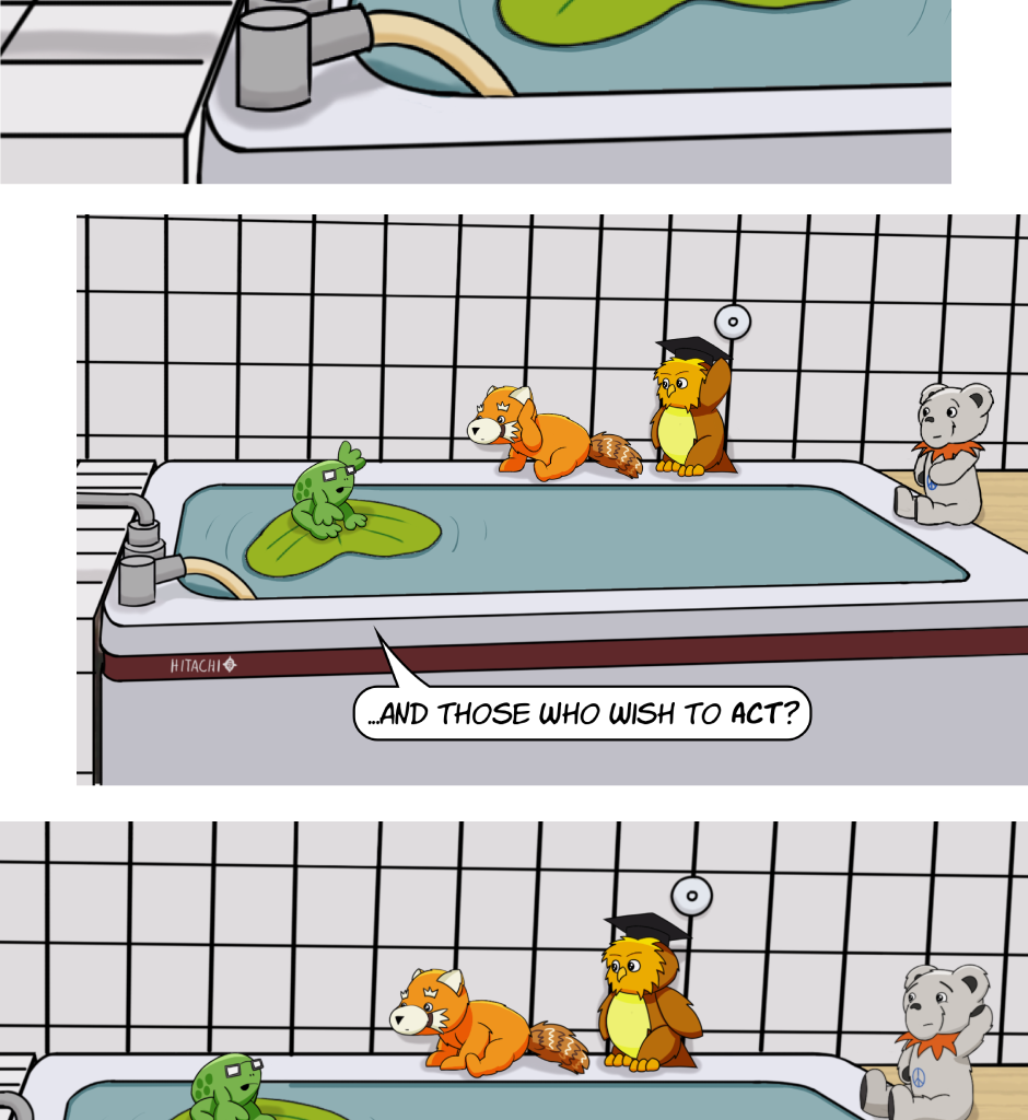 Fuzzy Knights - Episode 85, Page 1: Episode 80 - The Council Meets