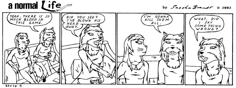 a normal life *complete* - Episode 5, Page 1: anl-strip_5