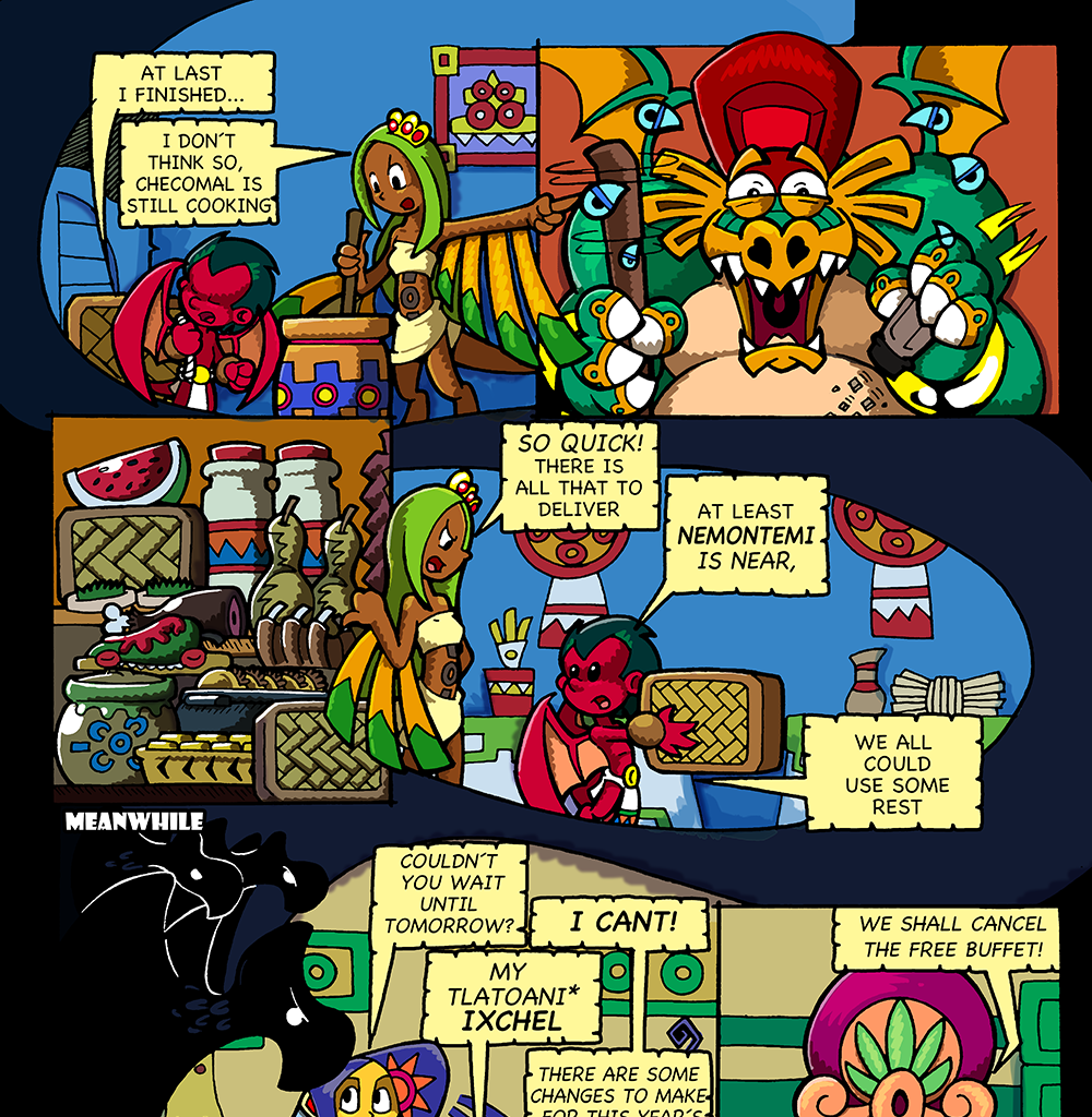Macoatl - Episode 3, Page 1: 5 Days of nemontemi 03