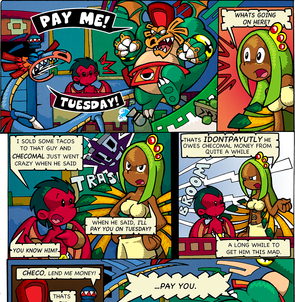 Macoatl - Episode 23, Page 1: The sun and the jaguars 03