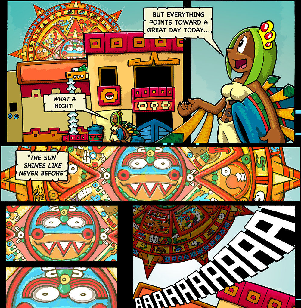 Macoatl - Episode 32, Page 1: The sun and the jaguars 12