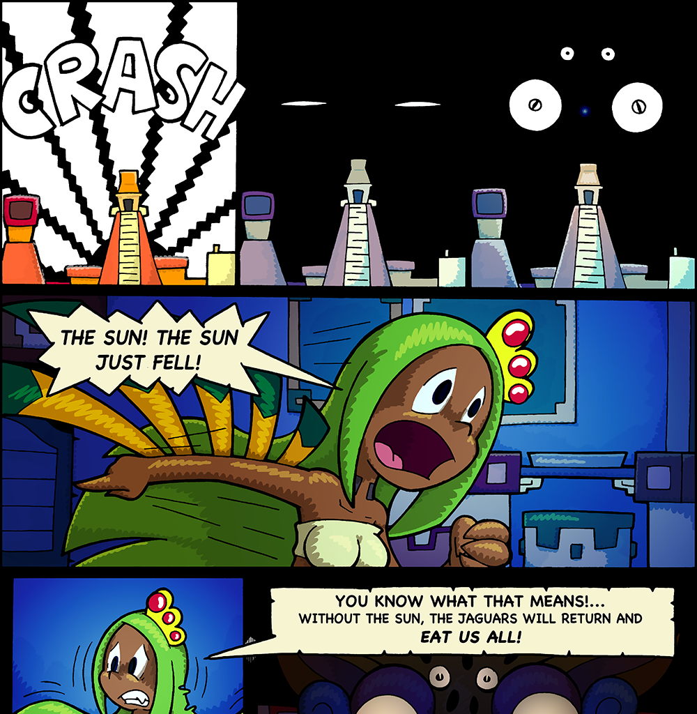 Macoatl - Episode 33, Page 1: The sun and the jaguars 13