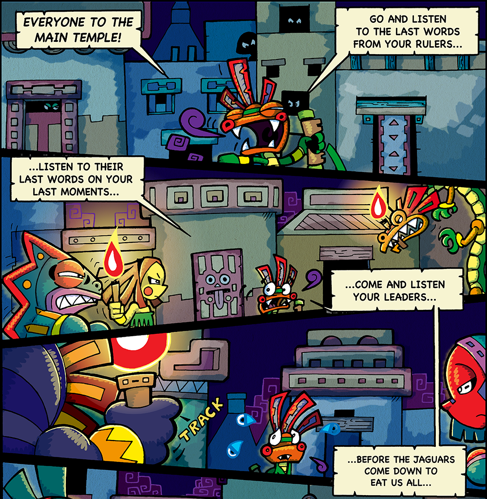 Macoatl - Episode 36, Page 1: The sun and the jaguars 16