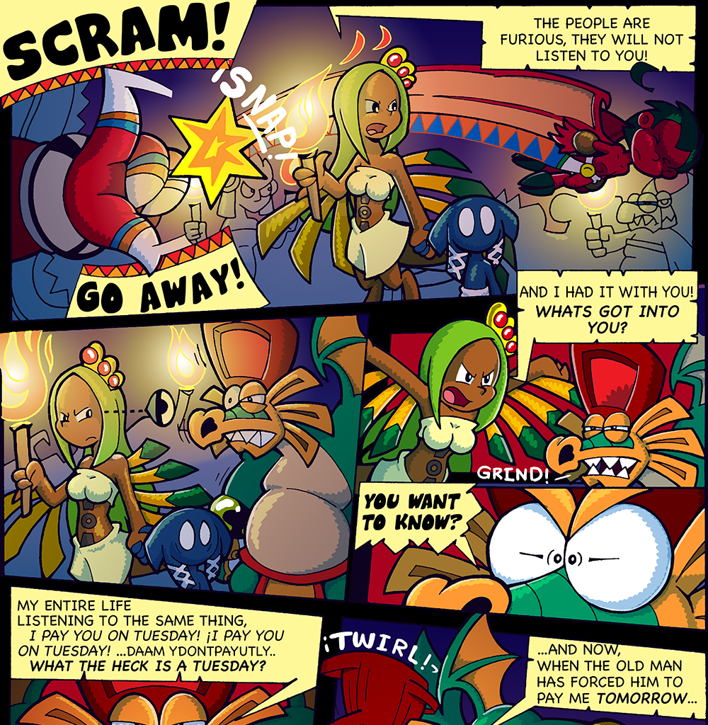 Macoatl - Episode 39, Page 1: The sun and the jaguars 19