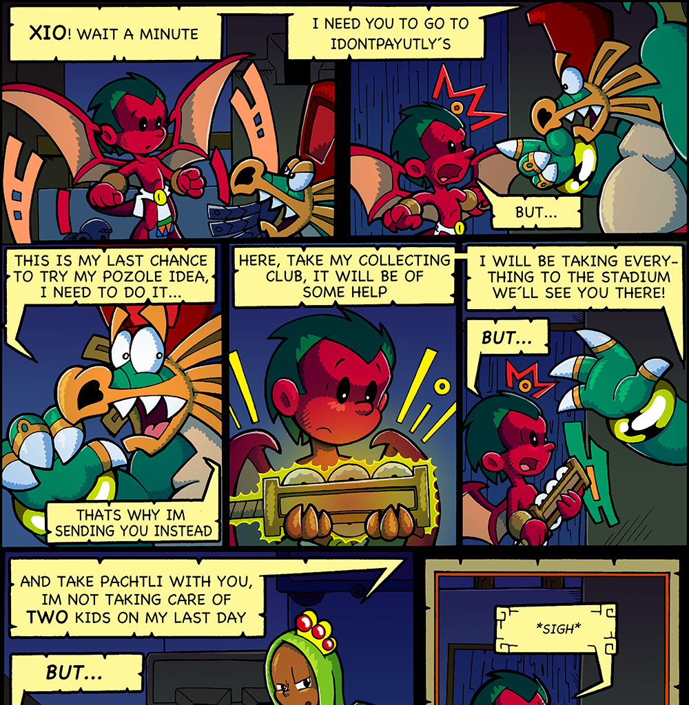 Macoatl - Episode 45, Page 1: The sun and the jaguars 25