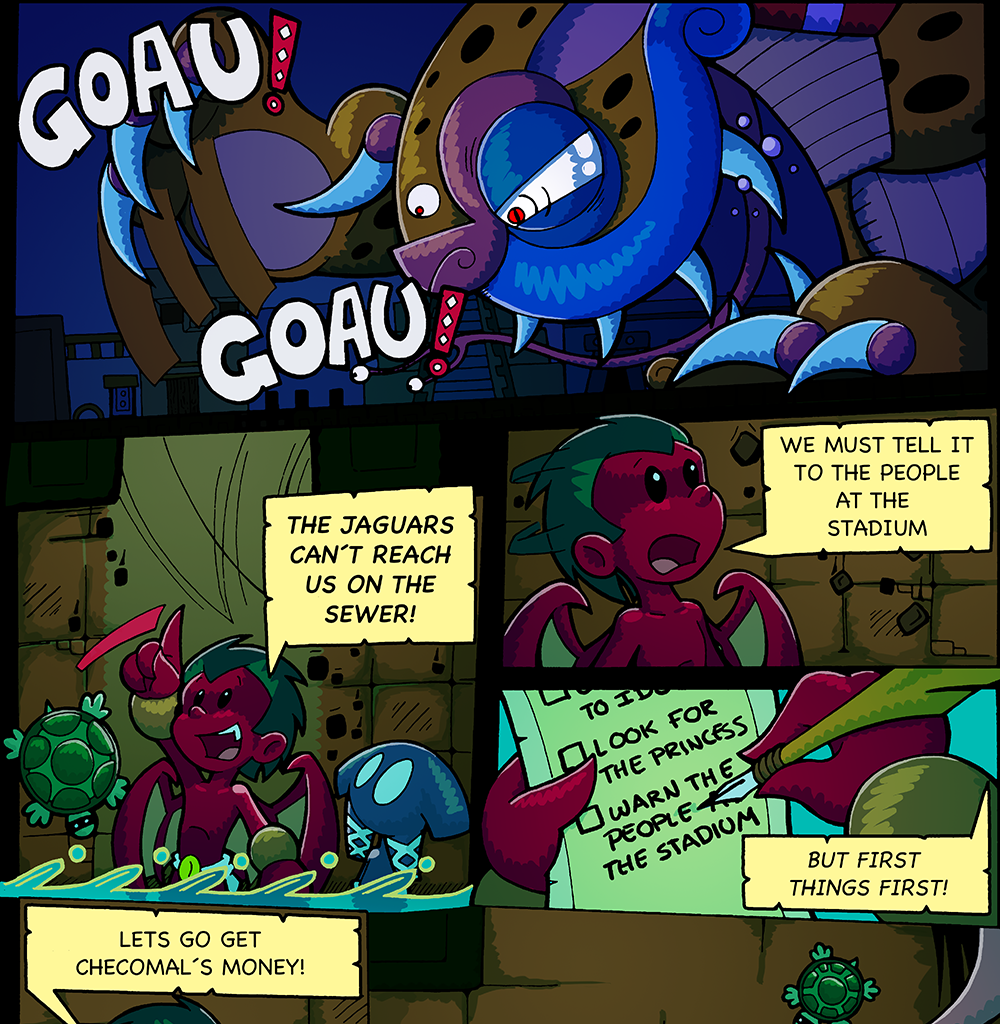 Macoatl - Episode 48, Page 1: The sun and the jaguars 28