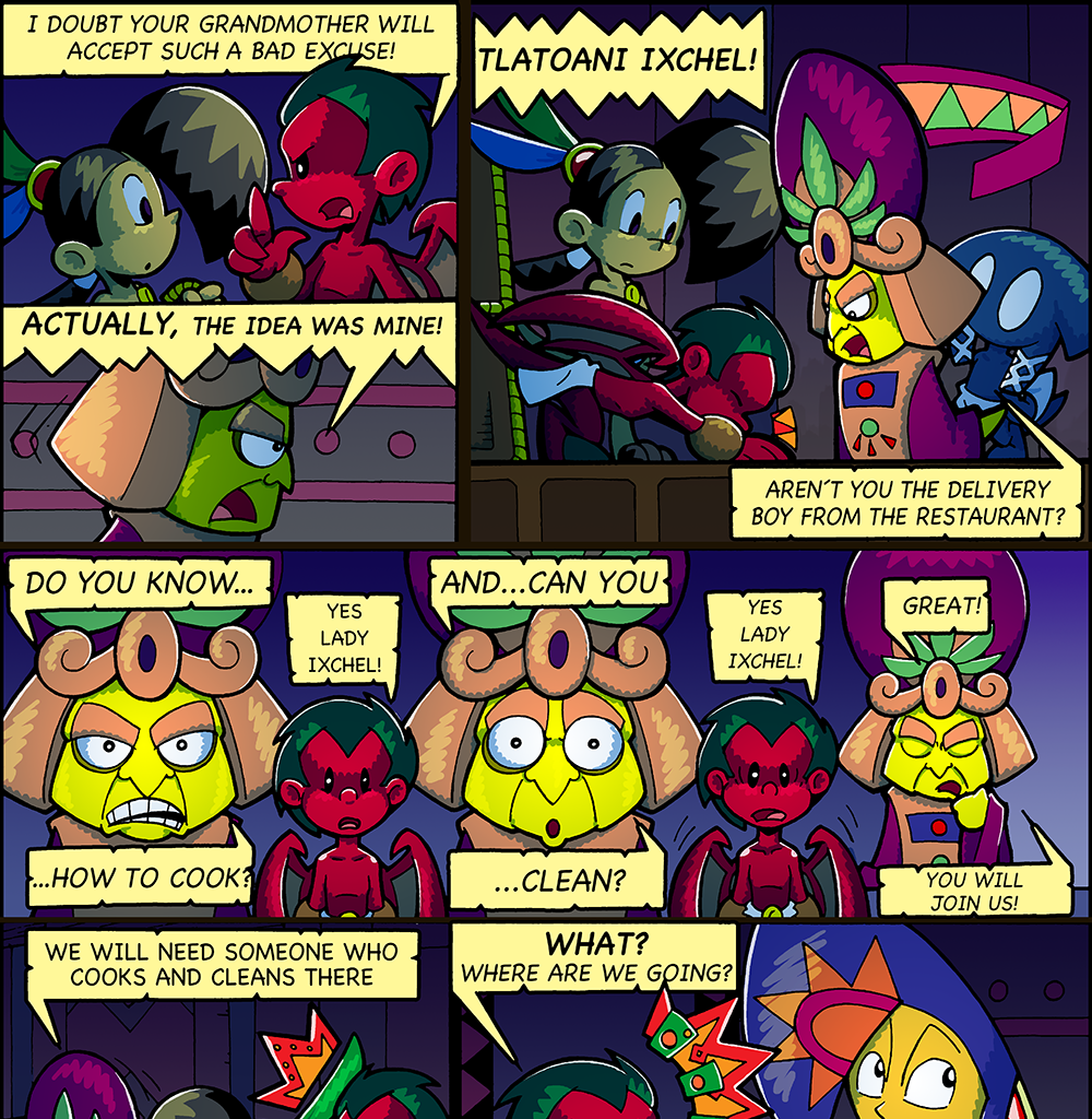 Macoatl - Episode 54, Page 1: The sun and the jaguars 34