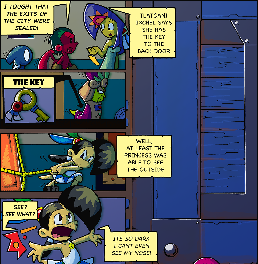 Macoatl - Episode 55, Page 1: The sun and the jaguars 35