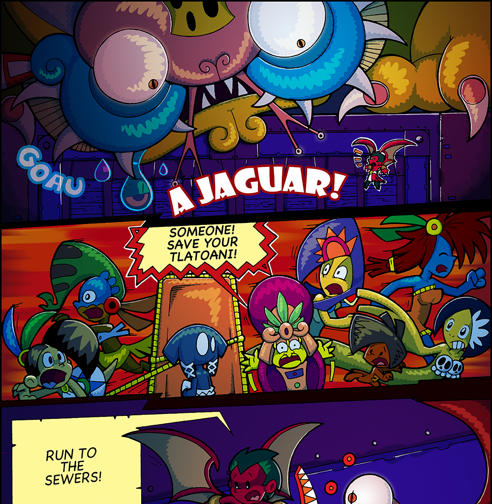 Macoatl - Episode 57, Page 1: The sun and the jaguars 37