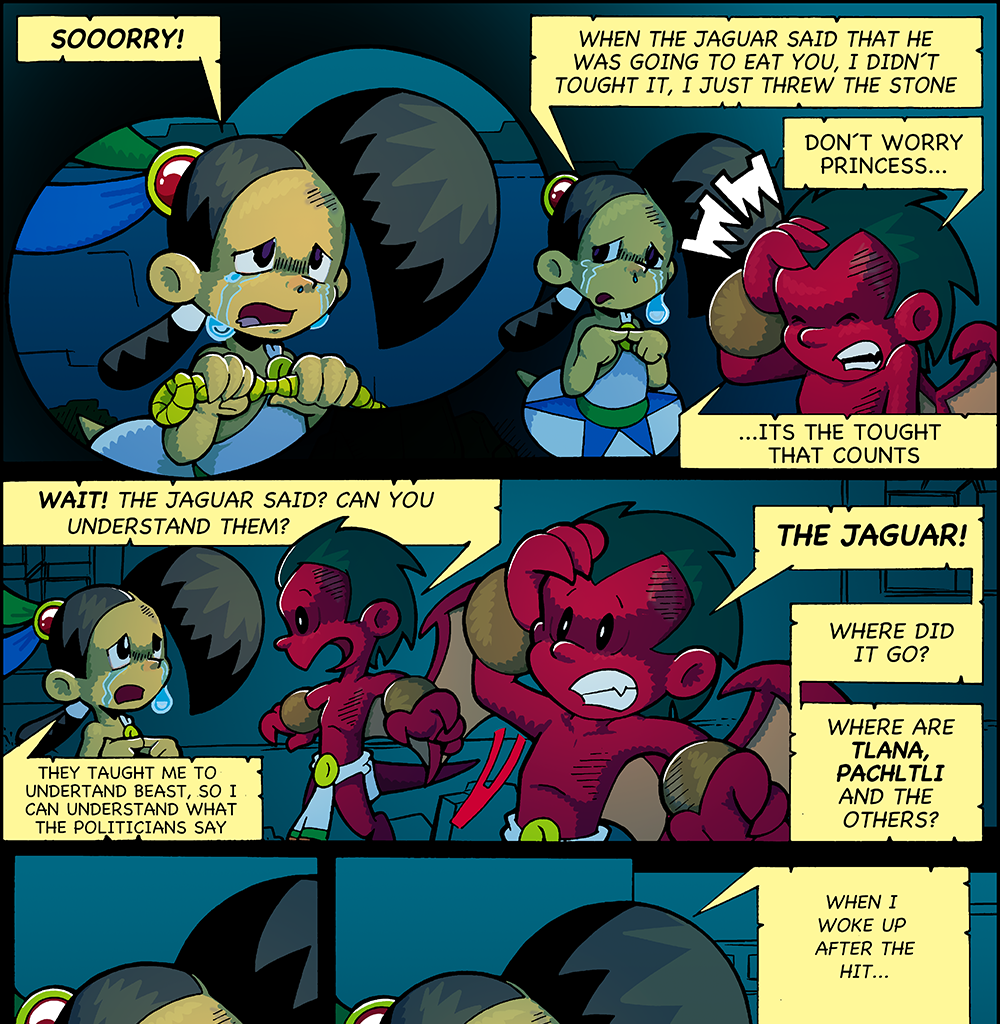 Macoatl - Episode 60, Page 1: The sun and the jaguars 40