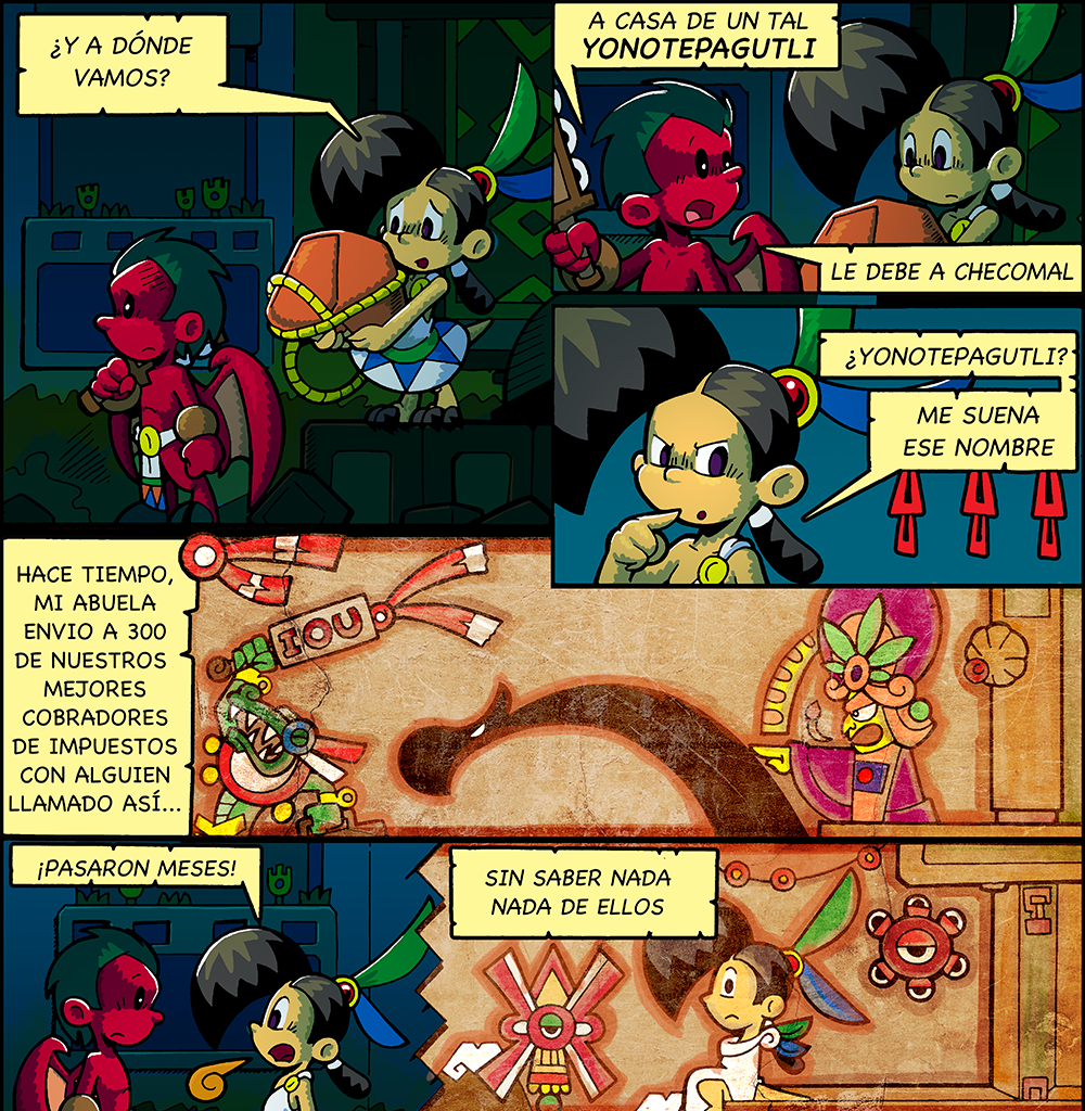 Macoatl - Episode 63, Page 1: The sun and the jaguars 43