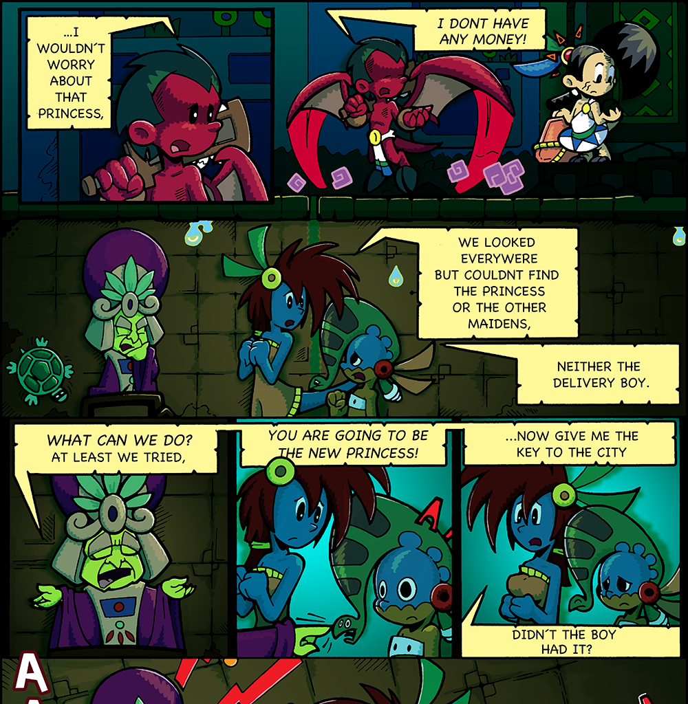 Macoatl - Episode 64, Page 1: The sun and the jaguars 44