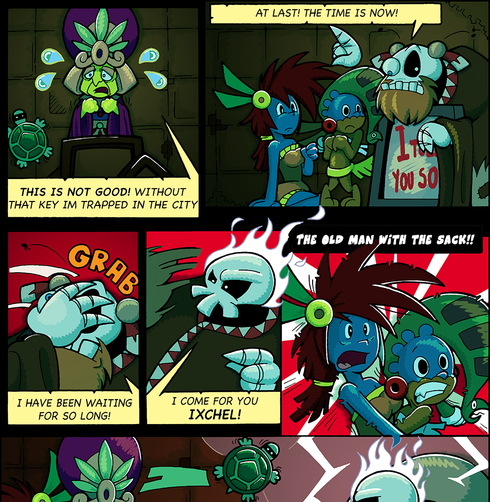 Macoatl - Episode 65, Page 1: The sun and the jaguars 45