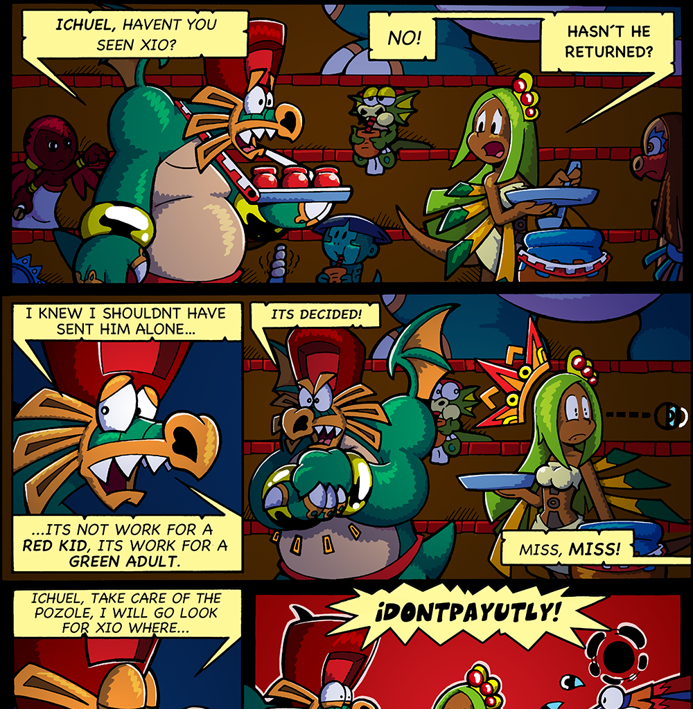 Macoatl - Episode 66, Page 1: The sun and the jaguars 46