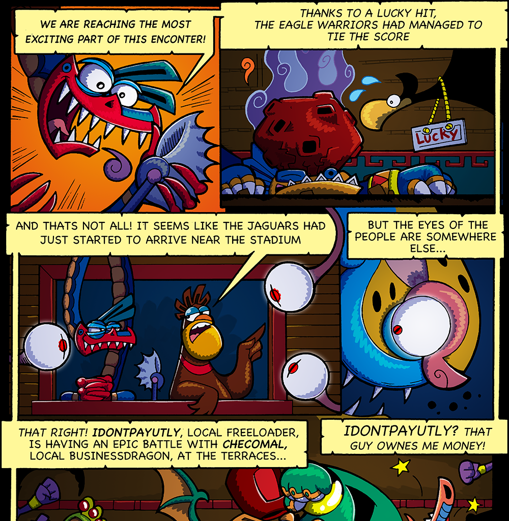 Macoatl - Episode 67, Page 1: The sun and the jaguars 47