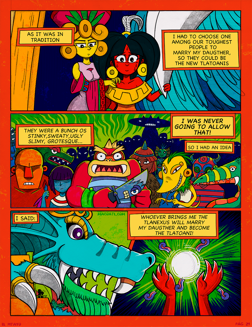 Macoatl - Episode 124, Page 1: The Pitayo 29