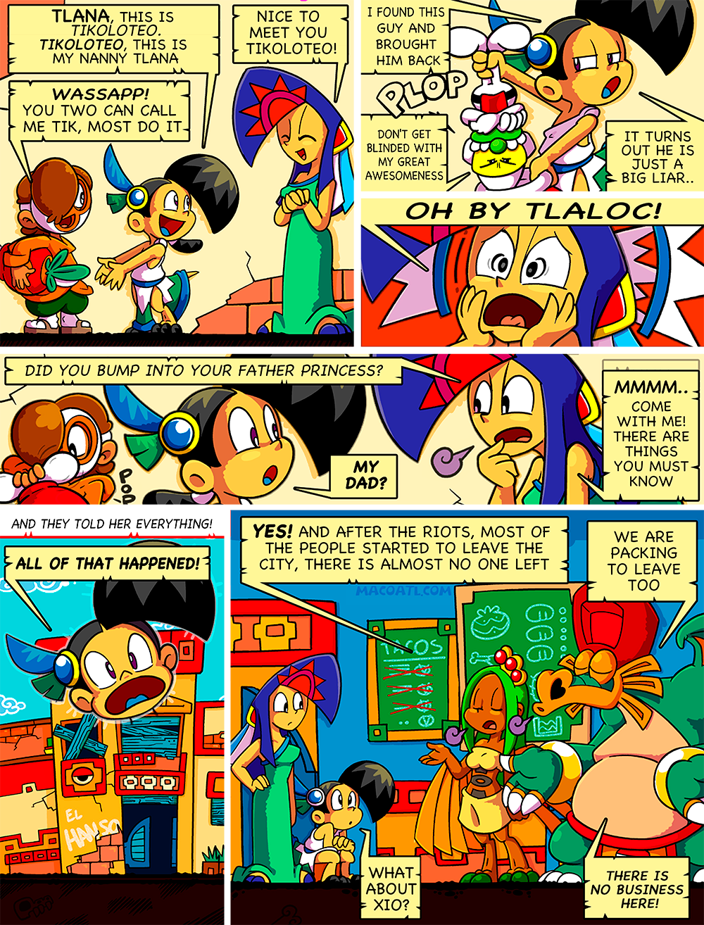 Macoatl - Episode 144, Page 1: The Pitayo 49