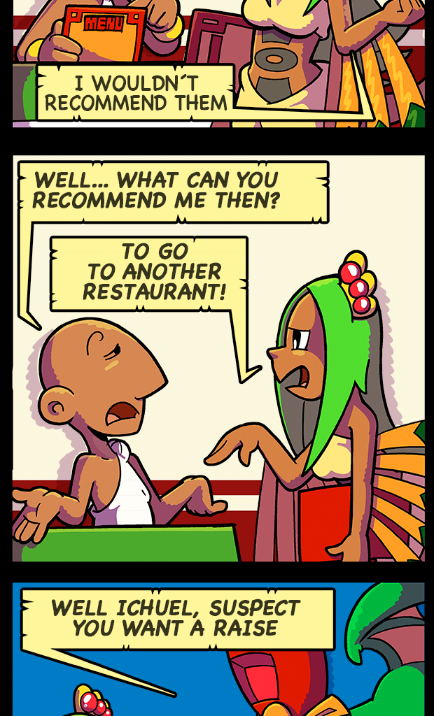 Macoatl - Episode 206, Page 1: Not recomendable