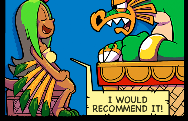 Macoatl - Episode 206, Page 1: Not recomendable